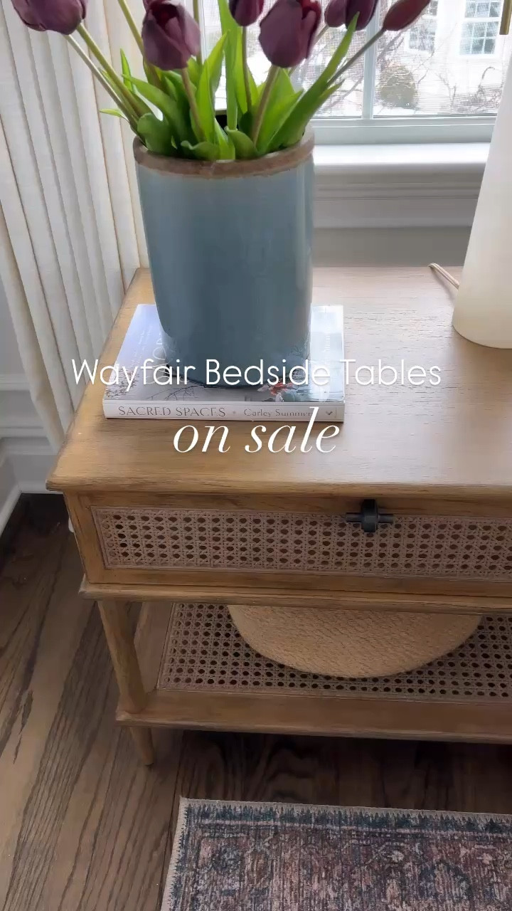 Thaw Wayfair bedside tables are on sale! Love every single detail about them (and better yet, they come fully assembled — just screw on the bottom legs!!) Lonking them along with other furniture sale picks!! 

#LTKSaleAlert #LTKSeasonal #LTKHome