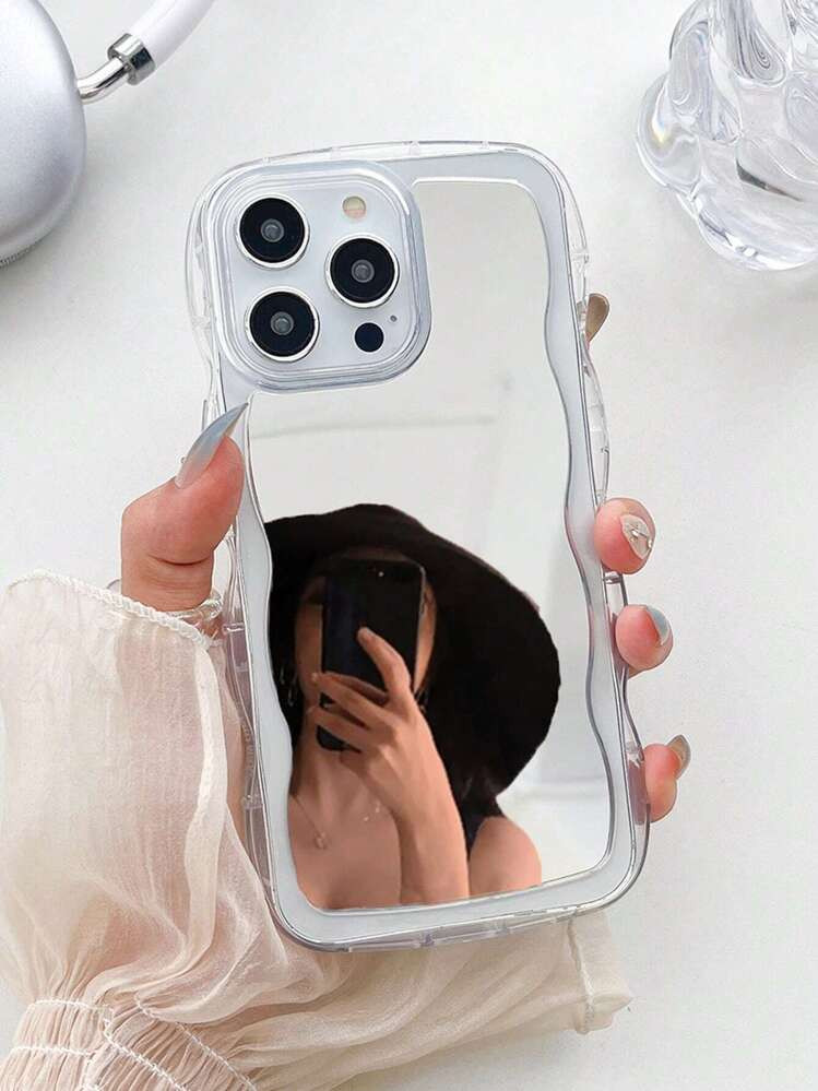 Apple Acrylic Wavy Design Hard Case, Anti-Drop Protection Compatible With Iphone 16ProMax/16/16Pr... | SHEIN