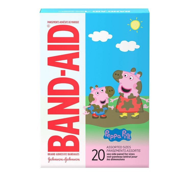 Band-Aid Adhesive Peppa Pig Bandages - 20ct | Target