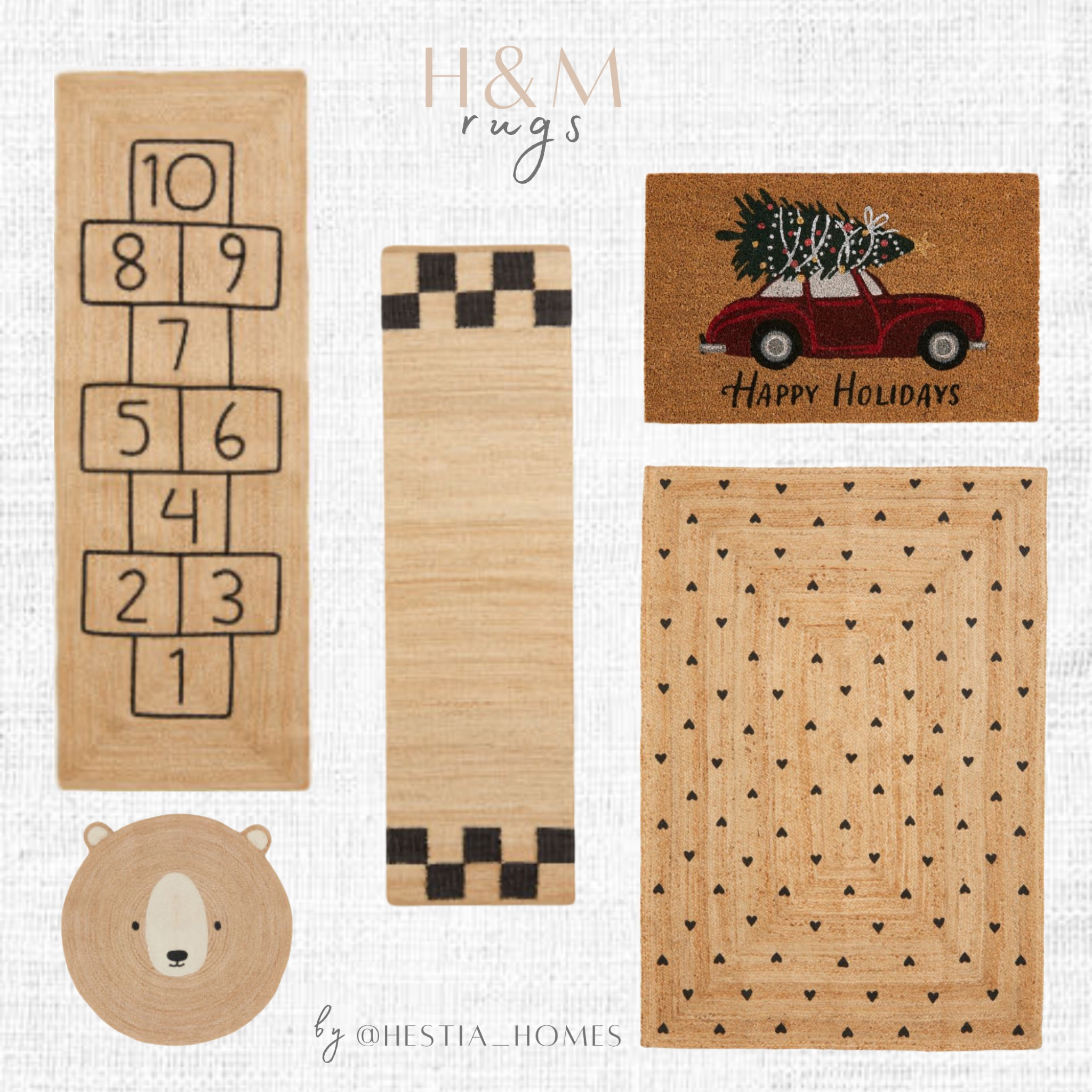 In LOVE with these sweet kids/holiday rugs from H&M! 

#LTKkids #LTKHoliday #LTKhome