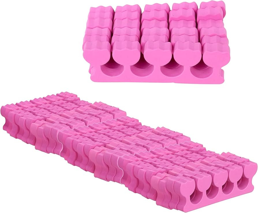 Iconikal Pedicure Foam Toe Stretcher and Separator, Pink, 36-Pack | Amazon (US)