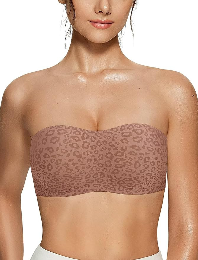 Vertvie Womens Strapless Bra Jelly Push Up Seamless Bandeau Bra Wireless Non Slip Silicone Tube T... | Amazon (US)