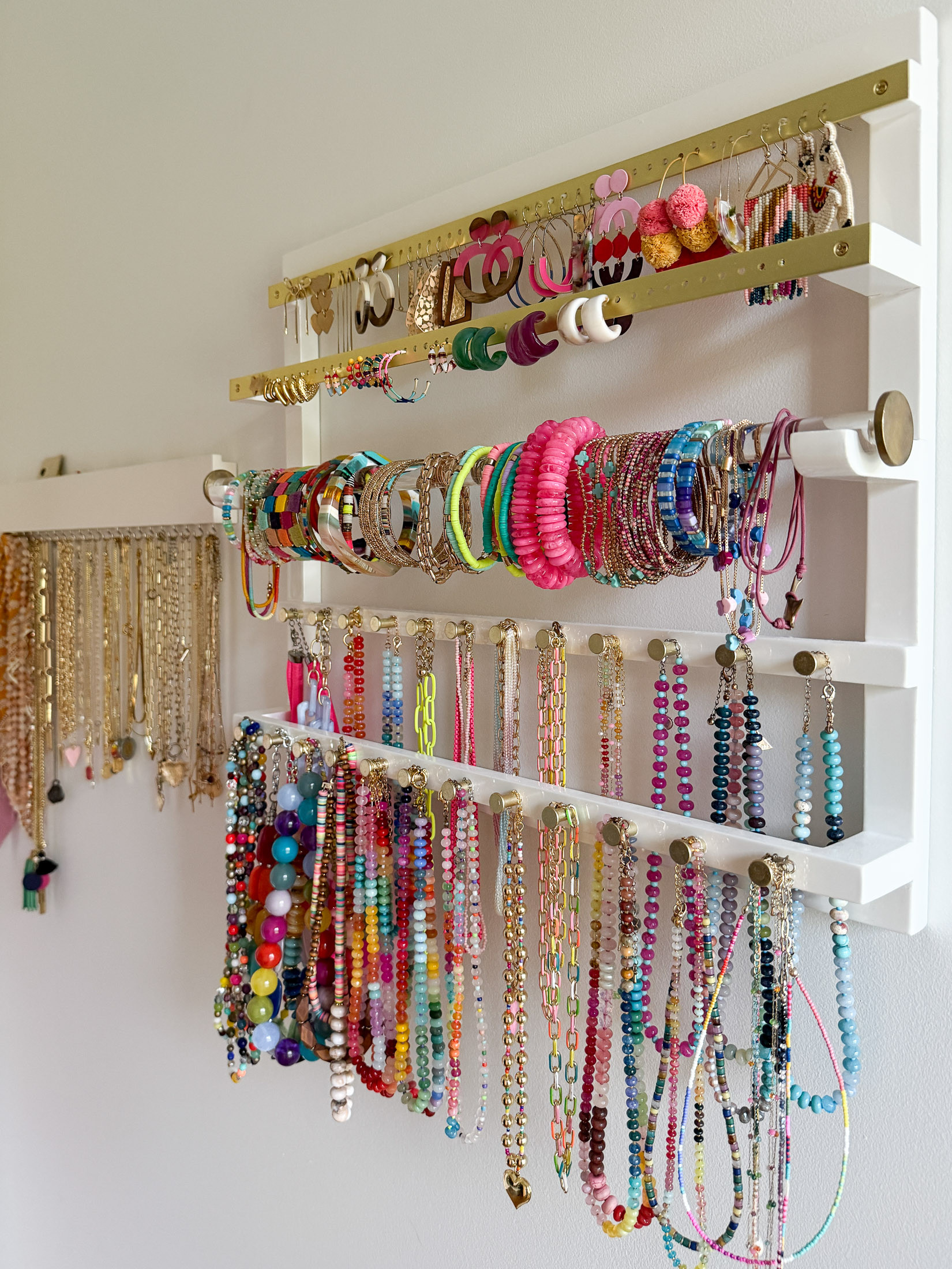 I get so many questions about my colorful jewelry and jewelry organizers every time people see them in my stories! Here you go. Linking the organizers and some of my favorite colorful jewelry pieces that are still available (I've been collecting pieces for 10+ years, so a lot of these pieces are old and no longer available). #jewelryorganization #colorfuljewelry

#LTKOver40 #LTKHome
