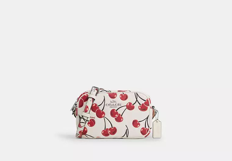 Mini Jamie Camera Bag With Cherry Print | Coach Outlet US