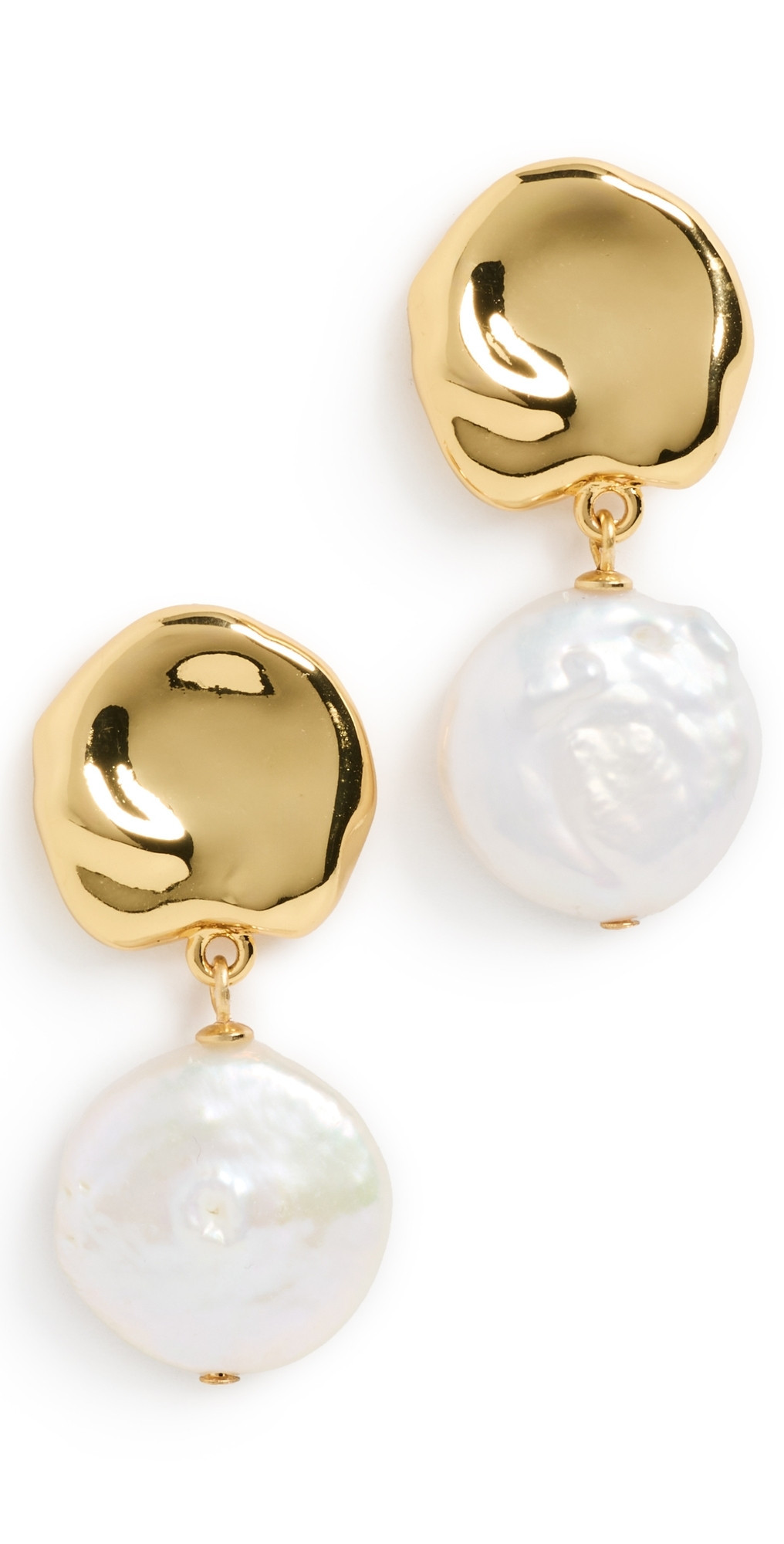 Lizzie Fortunato Coin Reflection Earrings Gold One Size | Shopbop