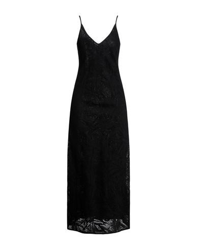 Max Mara Studio Woman Maxi dress Black Size 8 Cotton, Polyamide | YOOX (US)