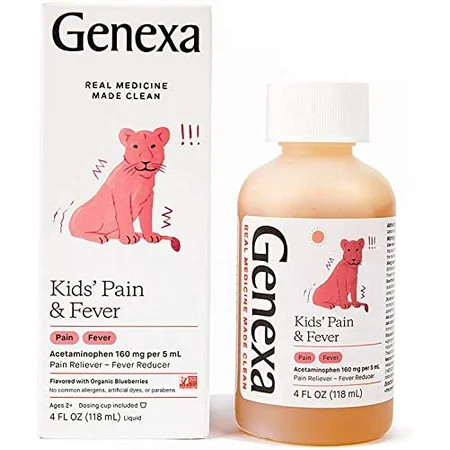 Genexa Children s Acetaminophen Pain and Fever Reducer (4 Fl. Oz) | Walmart (US)