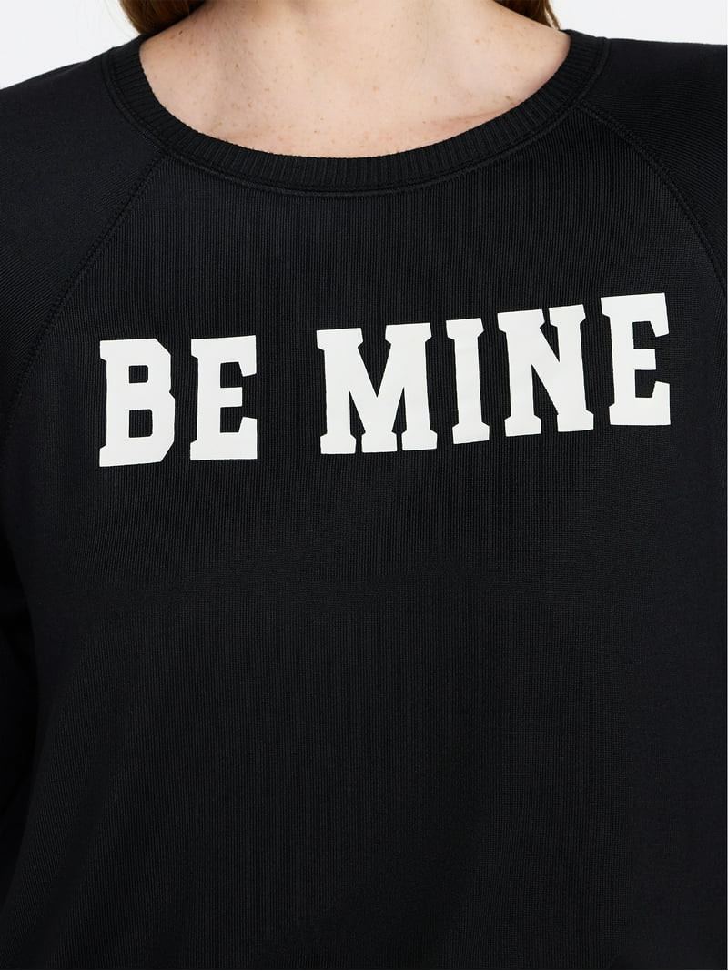 Joyspun Women's Cozy Lounge Collection Hacci Knit Long Sleeve Sleep Top, Sizes XS-3X | Walmart (US)