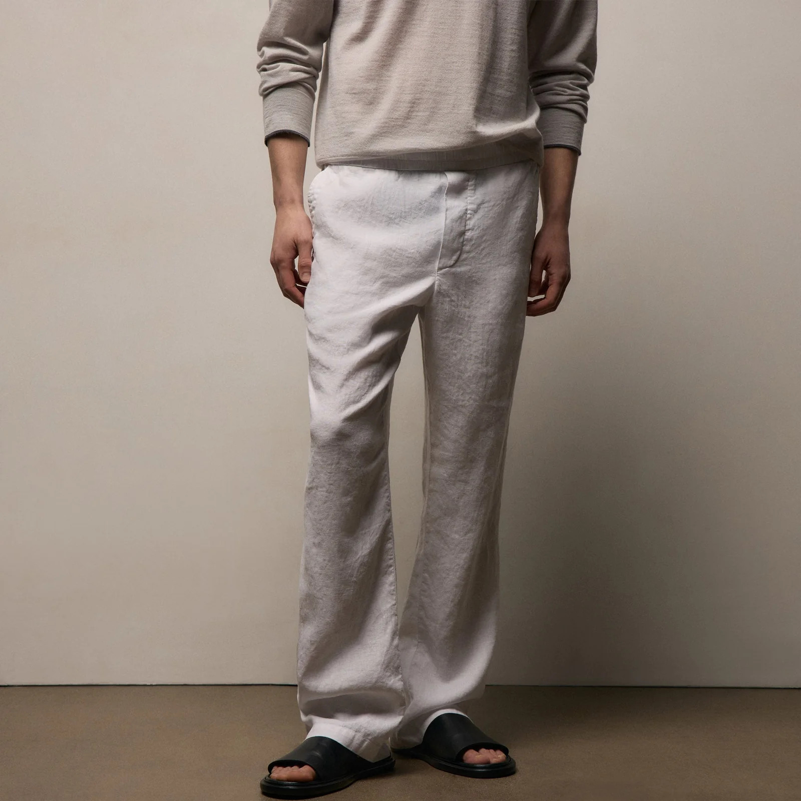 Lightweight Linen Pant - White | James Perse Los Angeles | James Perse (US)
