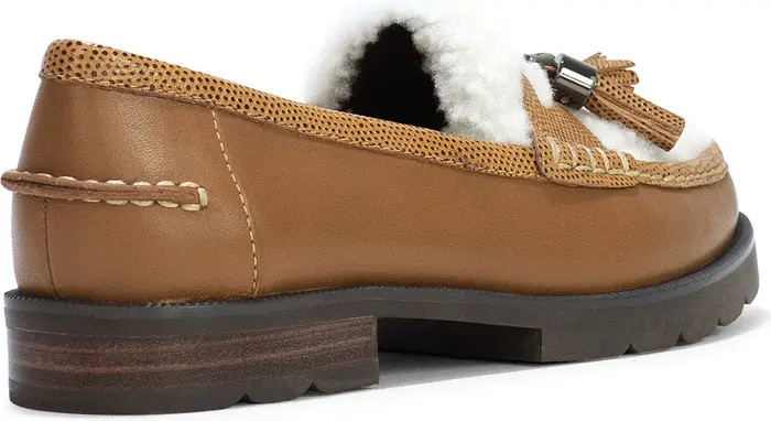 Donald Pliner Genuine Shearling Tassel Loafer (Women) | Nordstrom | Nordstrom
