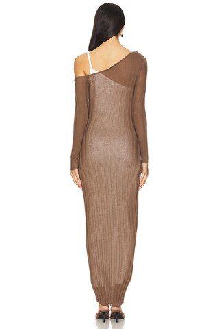 Duality Layered Dress in Truffle & Off White | Revolve Clothing (Global)