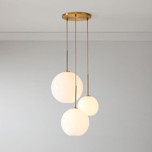 Sculptural 3-Light Globe Chandelier | West Elm (US)
