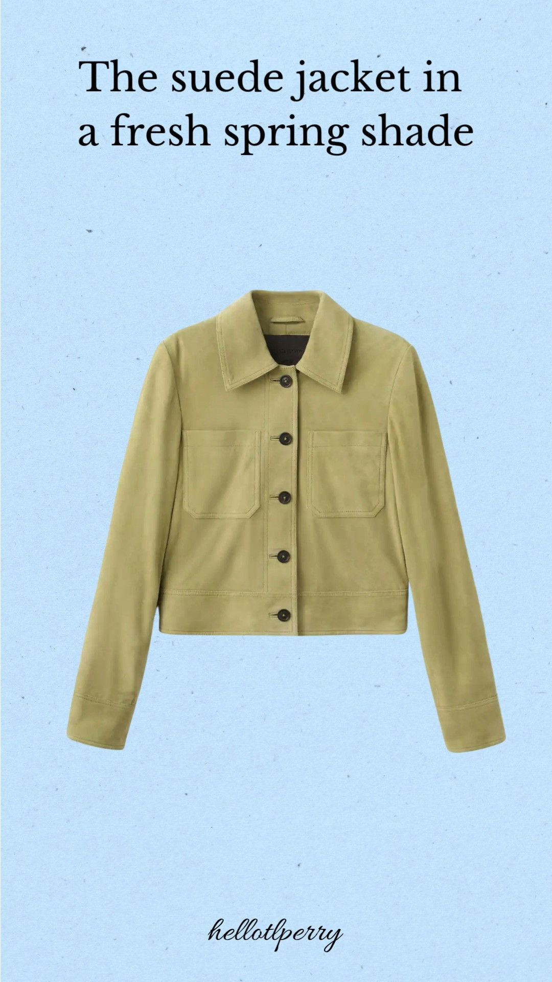 Spring layering just got an upgrade with this gorgeous suede jacket from Mango. The soft suede texture and fresh light green shade make it the perfect statement piece for transitioning your wardrobe into warmer weather. It’s structured yet easy to style—pair it with denim, white jeans, or a flowy spring dress for an effortlessly polished look. If you’re building a capsule wardrobe for spring, a lightweight suede jacket like this is a must-have layer that instantly elevates everyday outfits while still feeling relaxed and modern.

#springstyle #springlayers #suedejacket #mangostyle #capsulewardrobe #everydaystyle #springoutfits #ltkit #ltkstyle #neutralstyle #elevatedcasual 

 #LTKmomlife #LTKSeasonal #LTKOver40