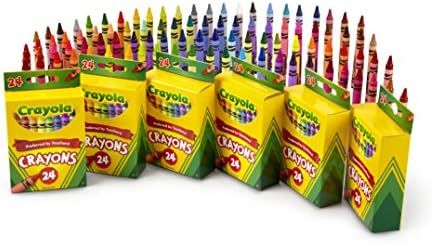 Amazon.com: Crayola Crayons, School & Art Supplies, Bulk 6 Pack of 24Count, Assorted : Toys & Gam... | Amazon (US)