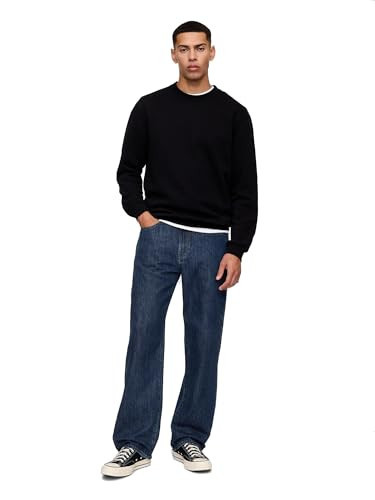 GAP Mens Relaxed Fit Ultrasoft Denim Jean Dark Wash 34x32 | Amazon (US)