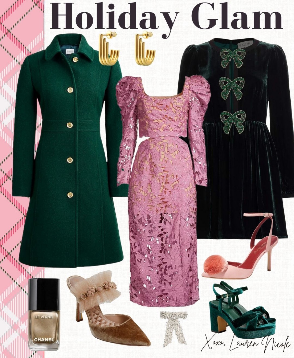 Christmas party outfits for 2023 corporate party approved! 

Holiday party dress 
Christmas party dress
Holiday family photos 
Christmas shoes
Christmas heels
Saloni dress
Green coat 
Winter coat 
Chanel
Victoria Emmerson code 
Victoria Emmerson 
Green wool coat 
Bow dress
Tuckernuck dress







#LTKSeasonal #LTKover40 #LTKHoliday #LTKshoecrush #LTKparties #LTKwedding #LTKbeauty #LTKworkwear