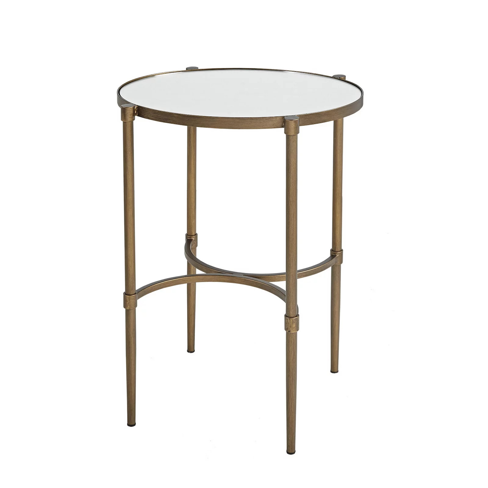 Martha Stewart Lia Oval Mirror End Table, Antique Bronze | Kohl's