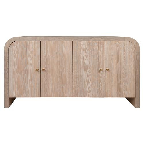 Worlds Away Belmont French Country Brown Oak Buffet | Kathy Kuo Home