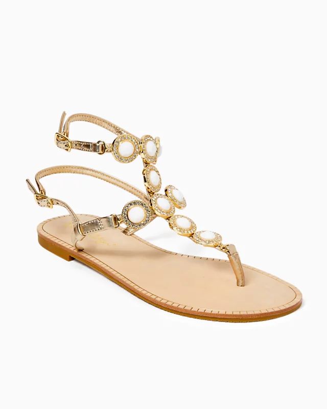 Palermo Leather Sandal | Lilly Pulitzer | Lilly Pulitzer