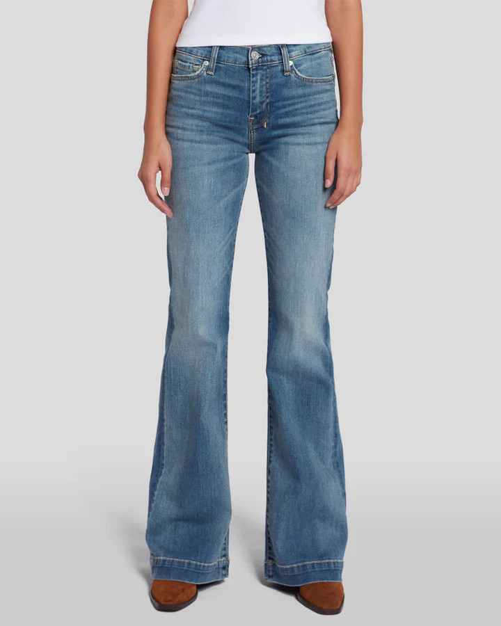 Tailorless Dojo in Distressed Authentic Light | 7 For All Mankind