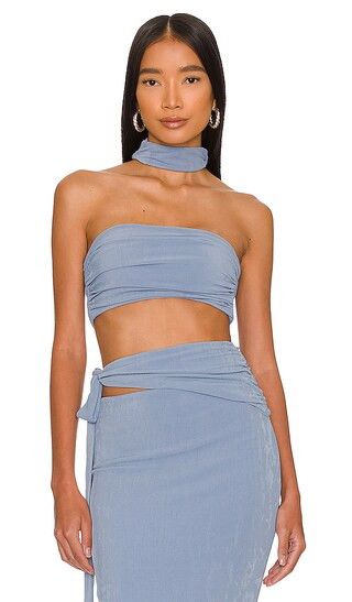 Serena Top in Periwinkle Blue | Revolve Clothing (Global)