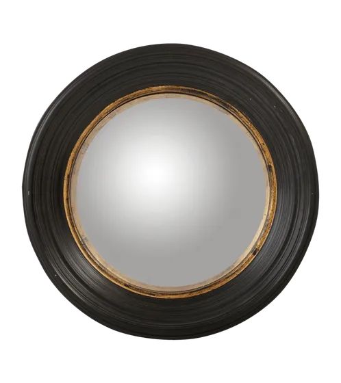 Small Oban Mirror - Black | OKA UK
