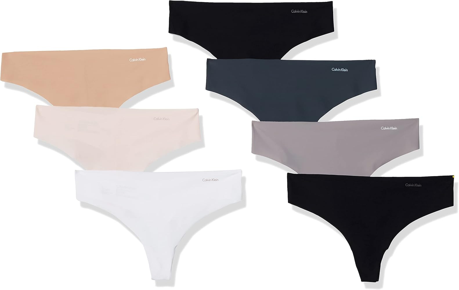 Calvin Klein Women's Invisibles Thong Multipack Panty | Amazon (US)