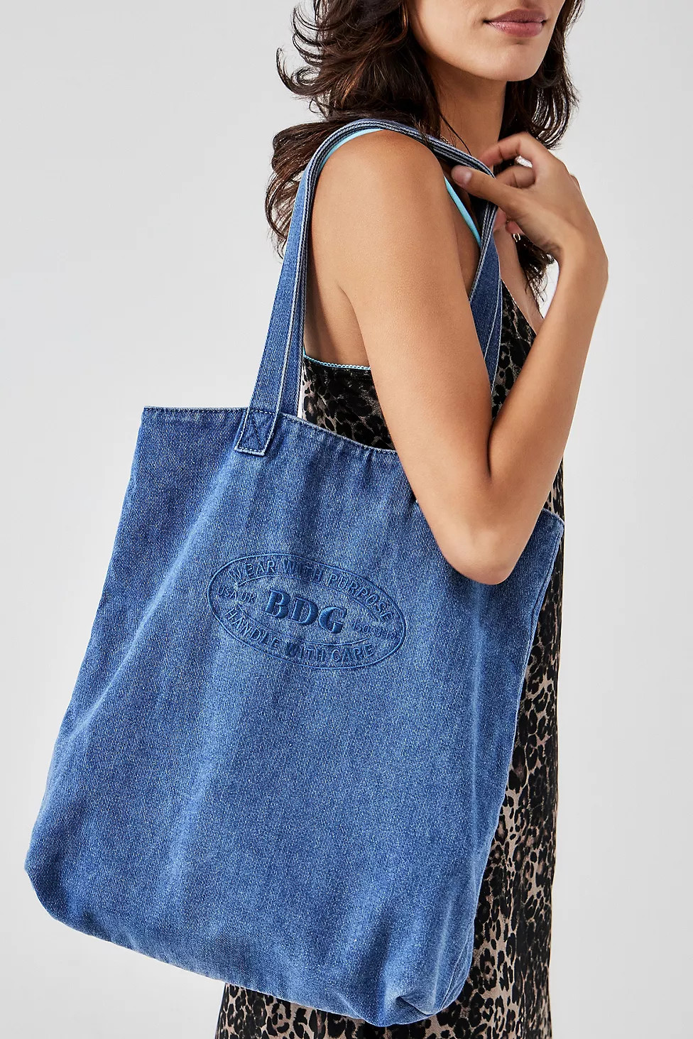 Bolso Tote de Denim Bordado BDG | Urban Outfitters (US and RoW)