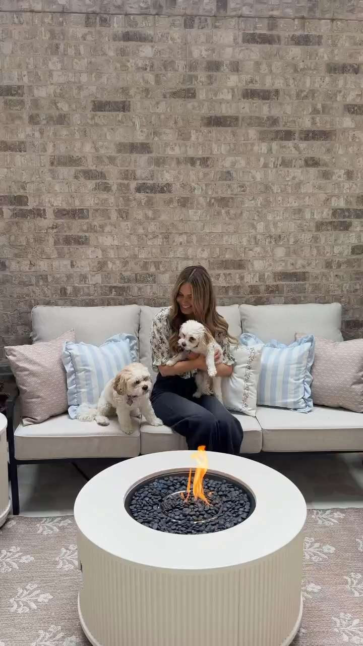 SO excited to spend some time in our courtyard by the fire!!  

 #LTKSeasonal #LTKHome