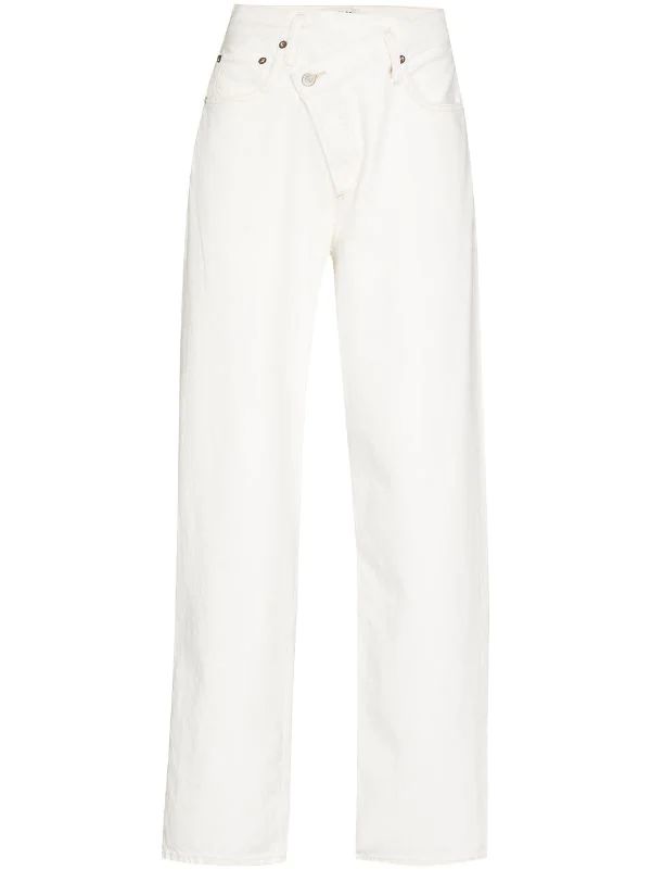 AGOLDE Balloon mid-rise Tapered Jeans - Farfetch | Farfetch Global