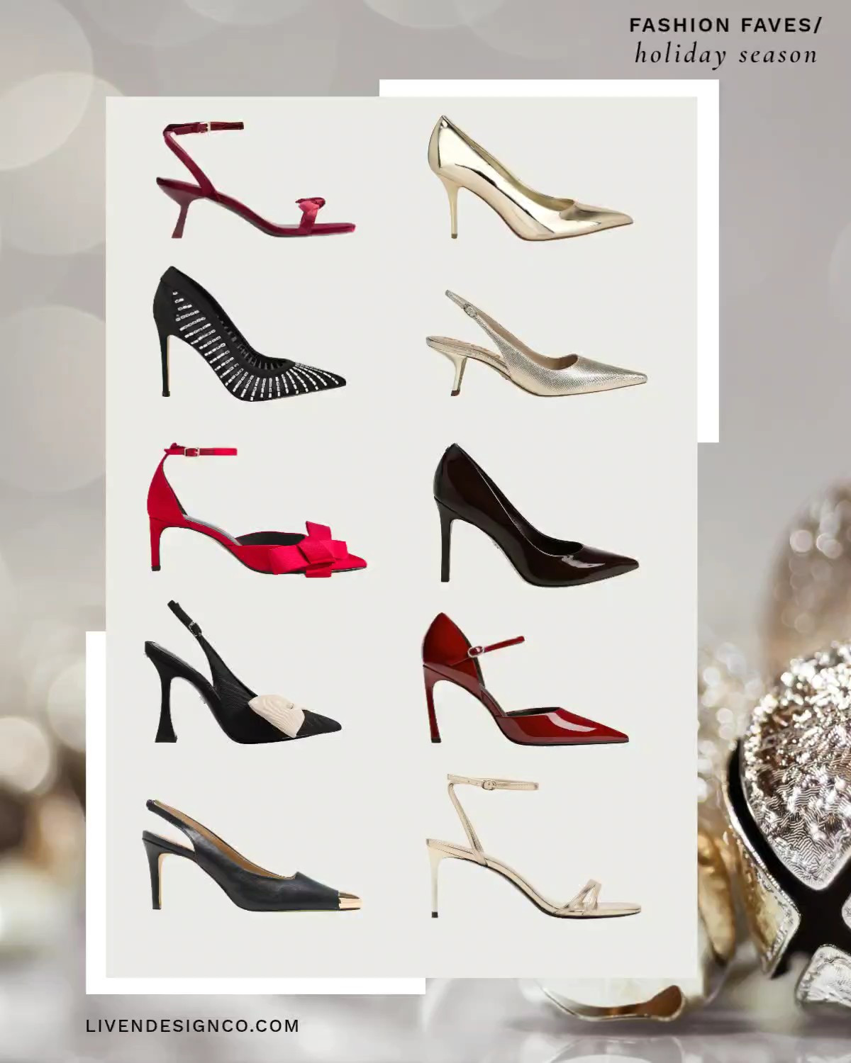 Holiday heels. Party heels. Satin bow high heels. Dress sandals. Party outfit inspiration. Christmas party. Rhinestone heels. Sparkle heels. Pumps. Gold heels. Metallic heels. Stiletto heels.  Velvet heels. Kitten heels. Slingback pumps. 

#LTKHoliday #LTKSeasonal #LTKSaleAlert