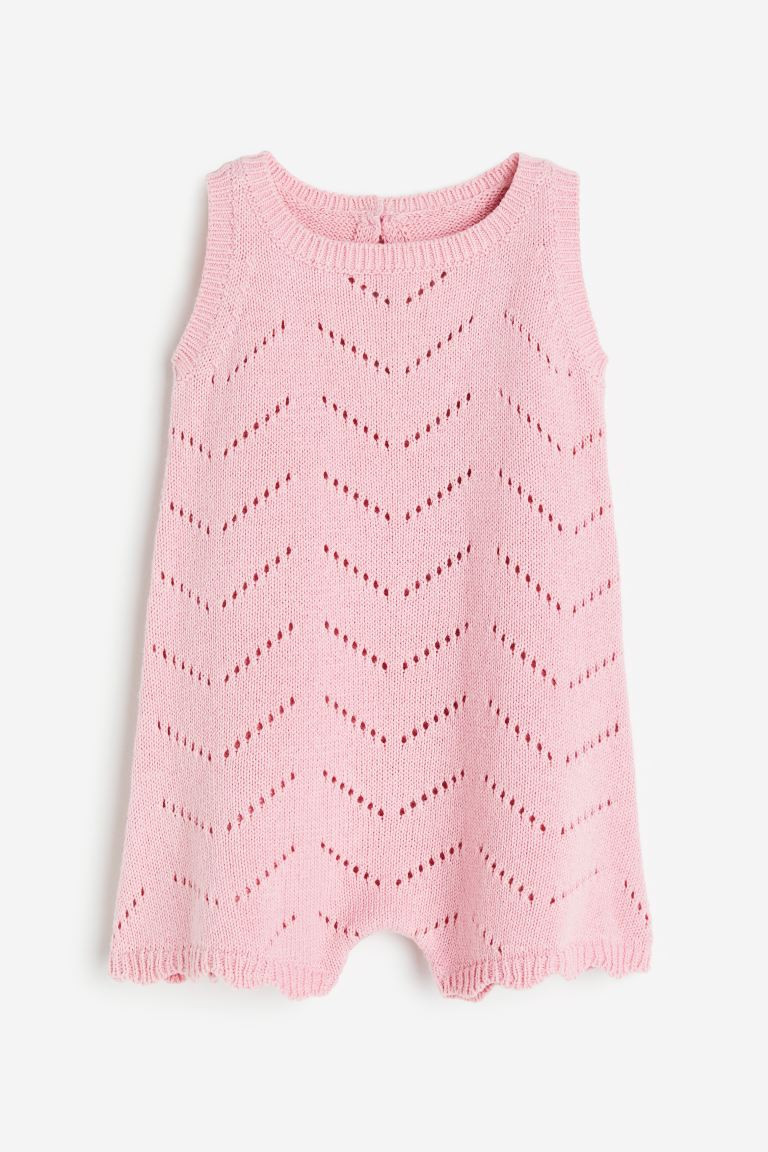 Pointelle-knit Romper Suit | H&M (US + CA)