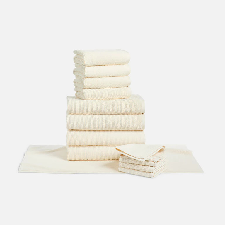 Organic Ribbed Towel Move-In Bundle | Brooklinen