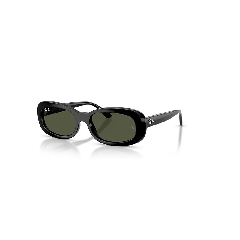 Ray-Ban Sunglasses Woman Rb2221 - Black Frame Green Lenses 53-18 | Ray-Ban (EU)
