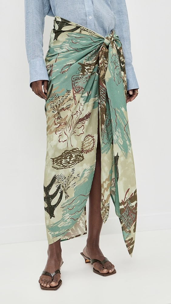 Cyan Sarong Skirt | Shopbop