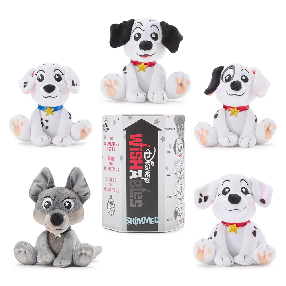 Disney Wishables Shimmer Mystery Plush Blind Pack – 101 Dalmatians – 4'' – Limited Release | Disney Store