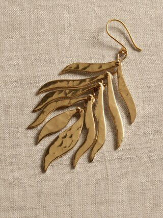 Leaf Earrings &amp;#124 Aureus + Argent | Banana Republic Factory
