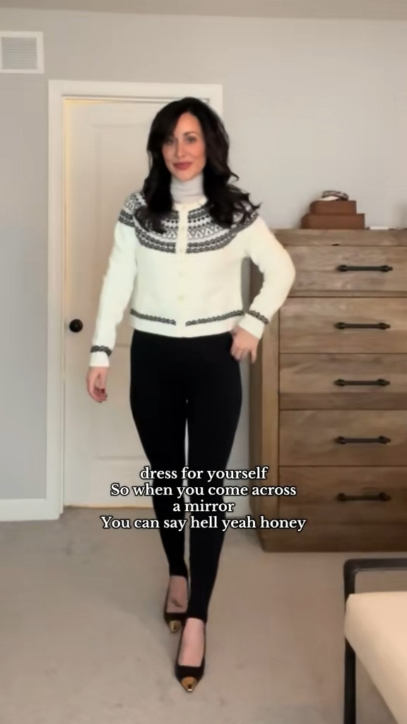 Size small in sweater 