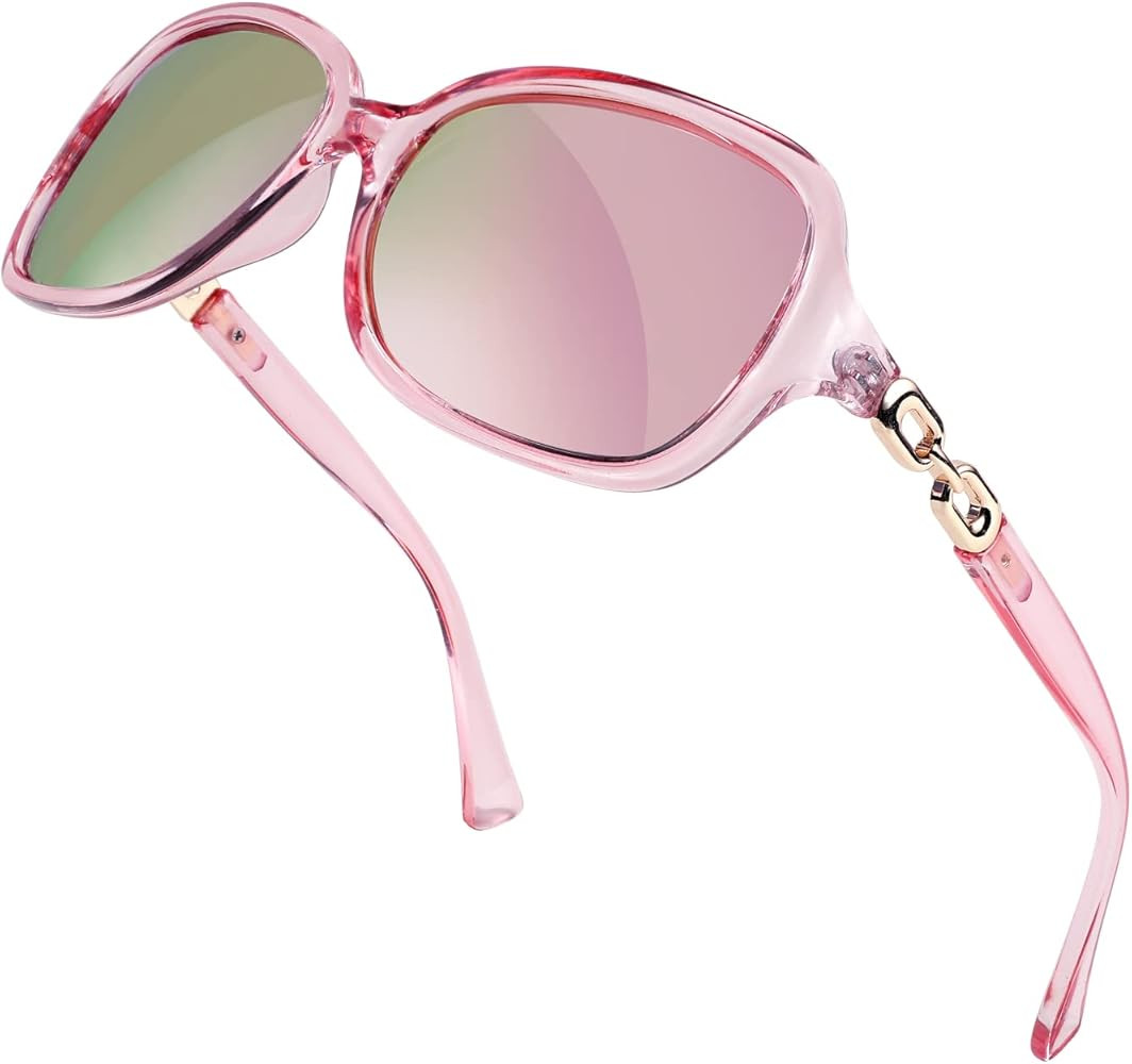 FEISEDY Vintage Square Polarized Sunglasses for Women UV400 Travel Driving Fashion Arcuate Sungla... | Amazon (US)