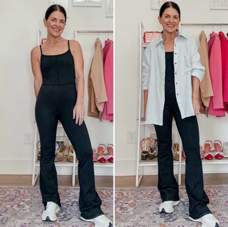 AMAZON- outfit idea
I love a good jumpsuit and this black spaghetti strap flare pant one from Amazon is one of my favorites, it is such good quality and it fits so well! I paired it with this casual button down to finish off the look. I feel like this is such a good casual everyday look for anyone!


#LTKSeasonal #LTKFindsUnder100 #LTKStyleTip