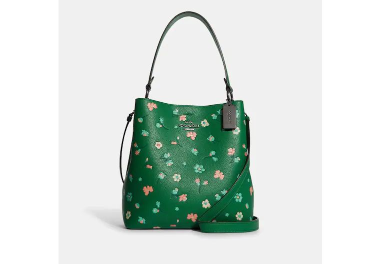 Town Bucket Bag With Mystical Floral Print | Coach Outlet