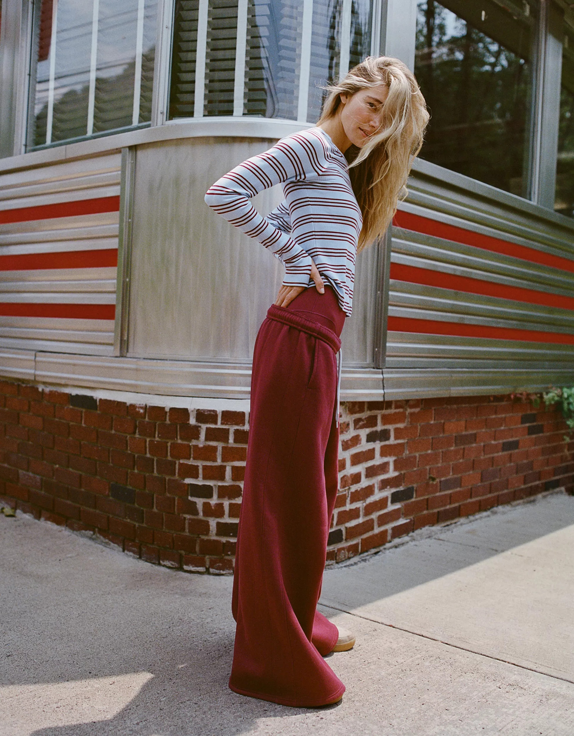 OFFLINE By Aerie Cloud Fleece Baggy Trouser | American Eagle Outfitters (US & CA)