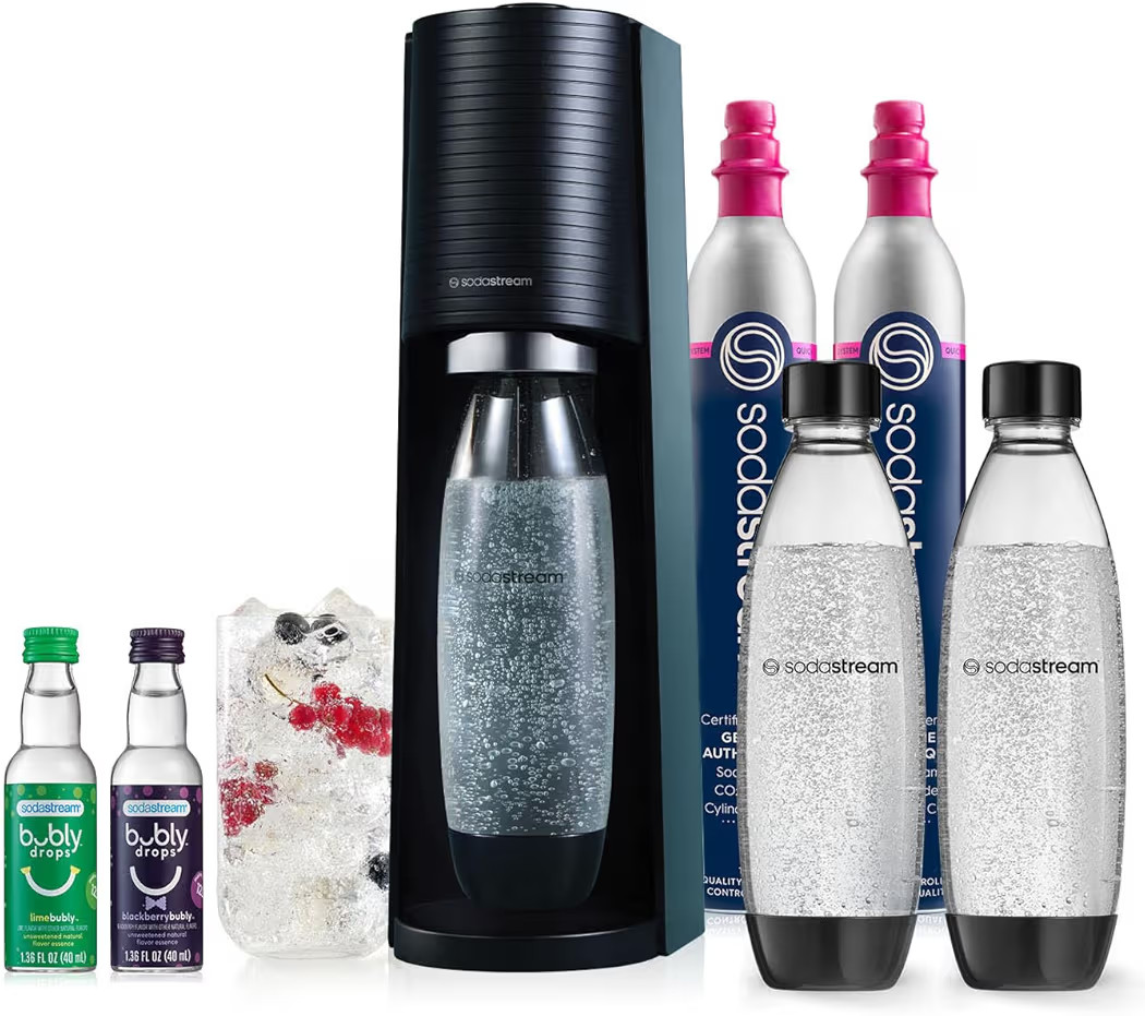 SodaStream - Terra Sparkling Water Maker | VALUE BUNDLE | CQC CO2 system | Includes 2x CO2 Cylind... | Amazon (US)