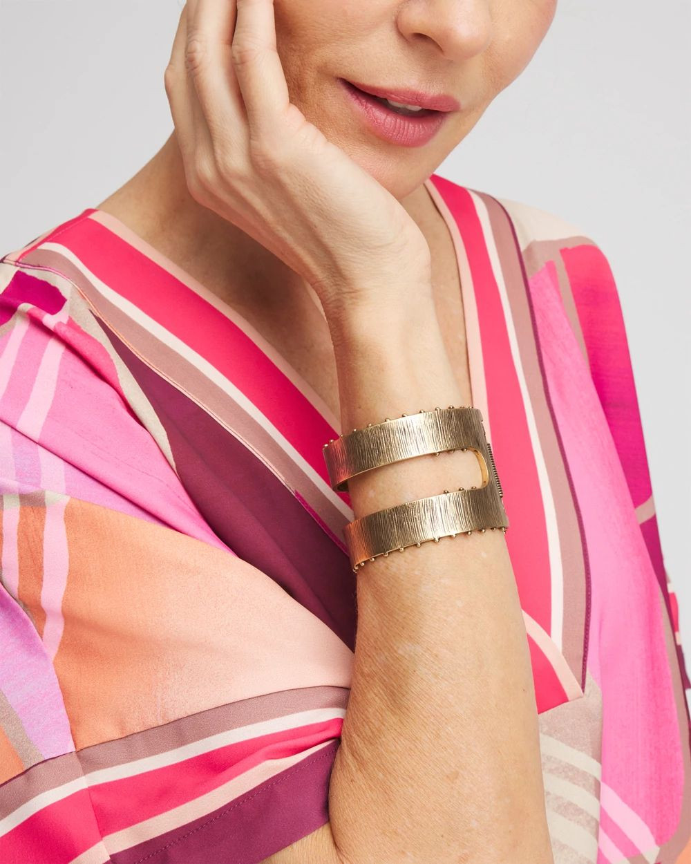 Vintage Gold Cuff Bracelet | Chico's