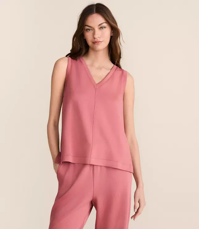 Lou & Grey Scubasoft V-Neck Tank Top | LOFT