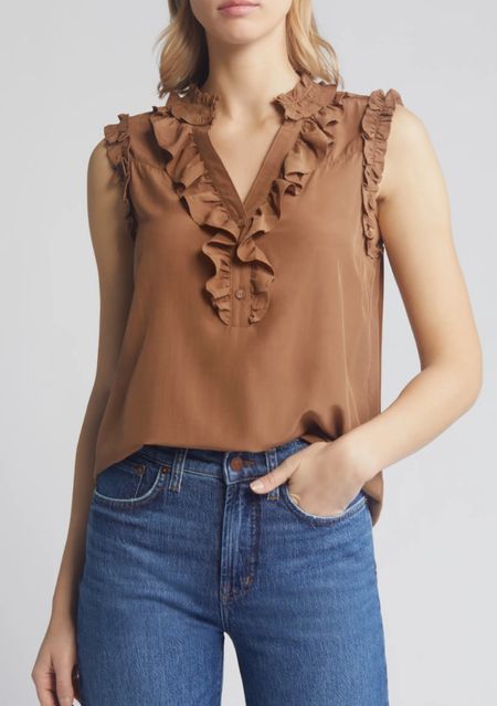 Top
Ruffle top

Resort wear
Vacation outfit
Date night outfit
Spring outfit
#Itkseasonal
#Itkover40
#Itku

#LTKfindsunder100