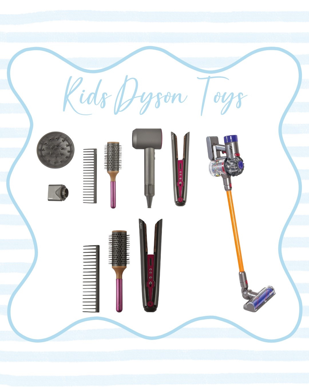 Kids Dyson play sets that actually functions!! It also has lights and sounds. Under $40!!