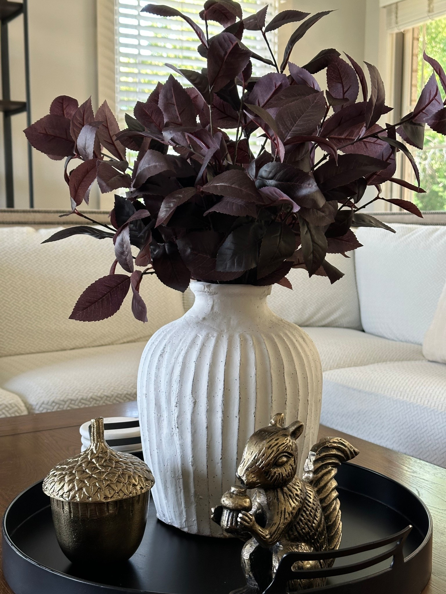 Obsessed with these fall-ready decor finds from Target:
The Plum Stems from the Hearth & Hand collection along with the adorable Acorn candy dish from Threshold….simple, beautiful, and affordable!
#budgetfriendlyfallfinds
#falldecor
#targetfinds
#hearthandhandfall
#threshold 
#acorndecor
#plumstems

#LTKHome #LTKSeasonal