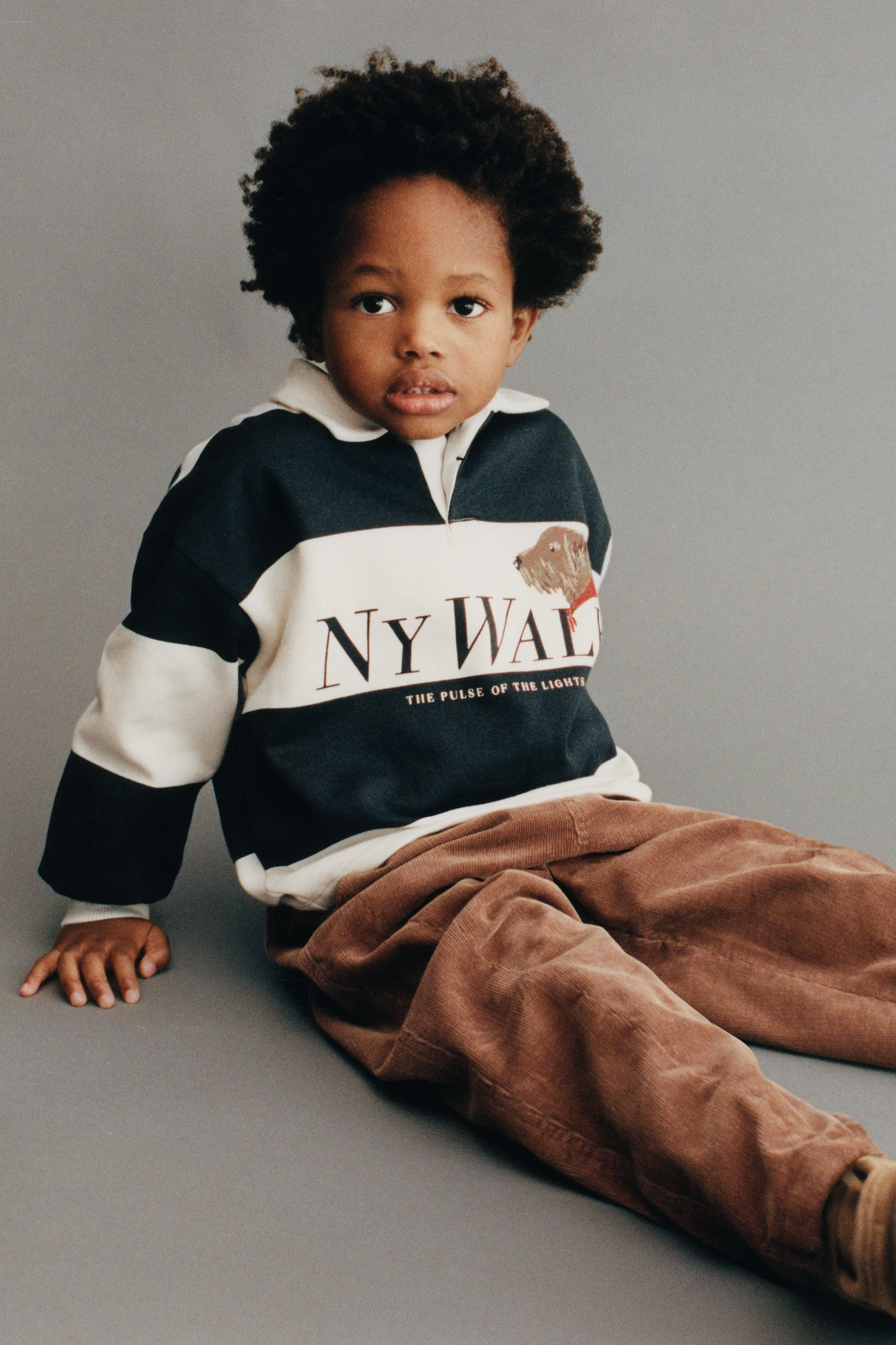 STRIPED DOG PRINT POLO SHIRT | Zara US