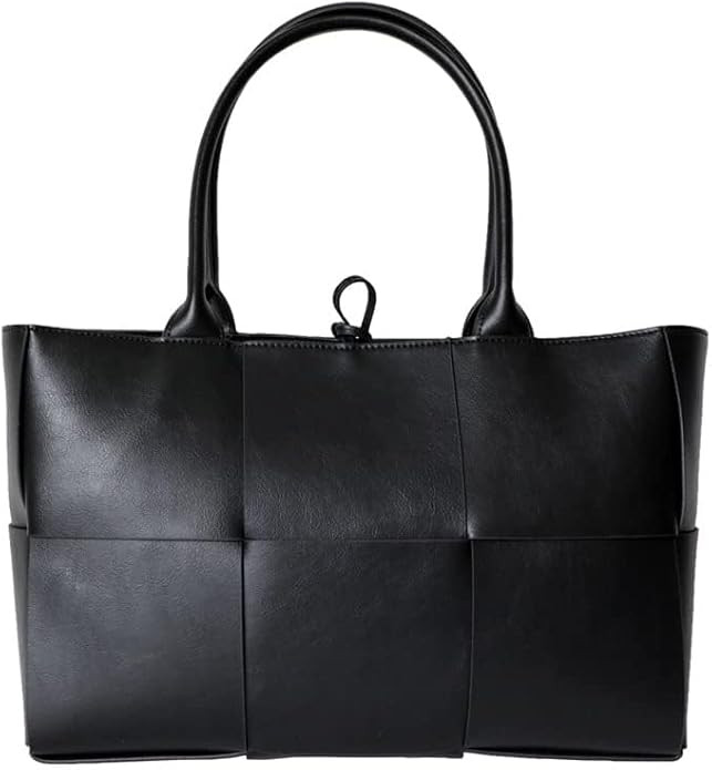 Shoulder Bag Women Fashion Pu Woven Shoulder Bag Large Capacity Tote Bag | Amazon (UK)